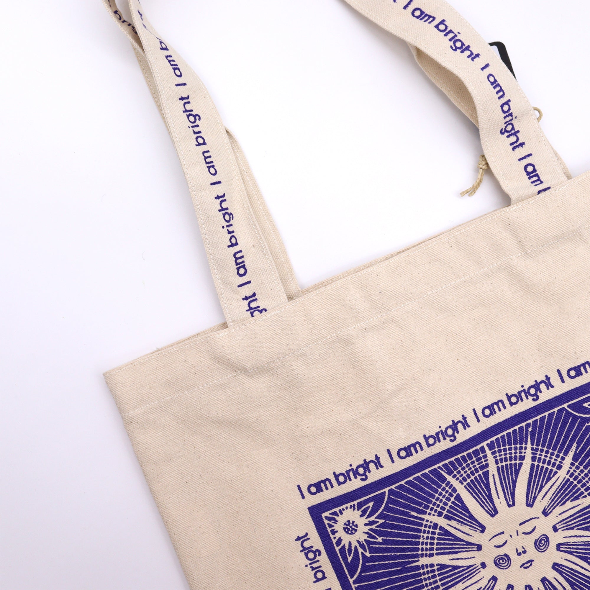 Tote Bag 100% coton - Je suis brillant⸱e