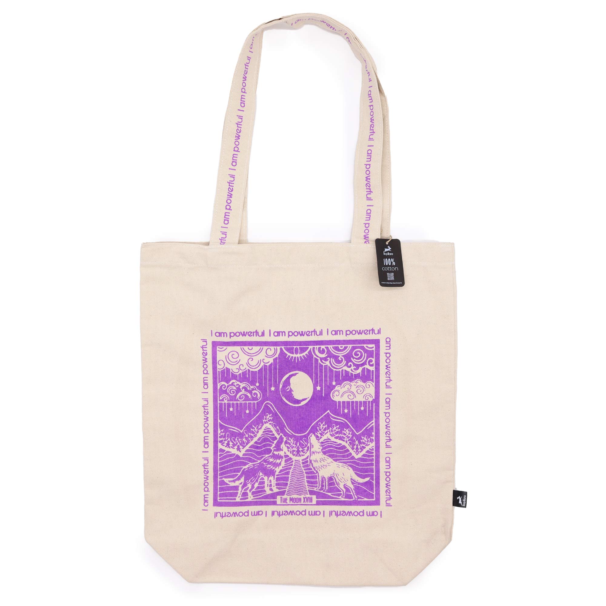 Tote Bag 100% coton - Je suis puissant⸱e