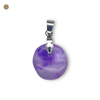 Pendentif en Améthyste Trapiche - Ovale argent