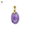 Pendentif en Améthyste trapiche - Ovale or