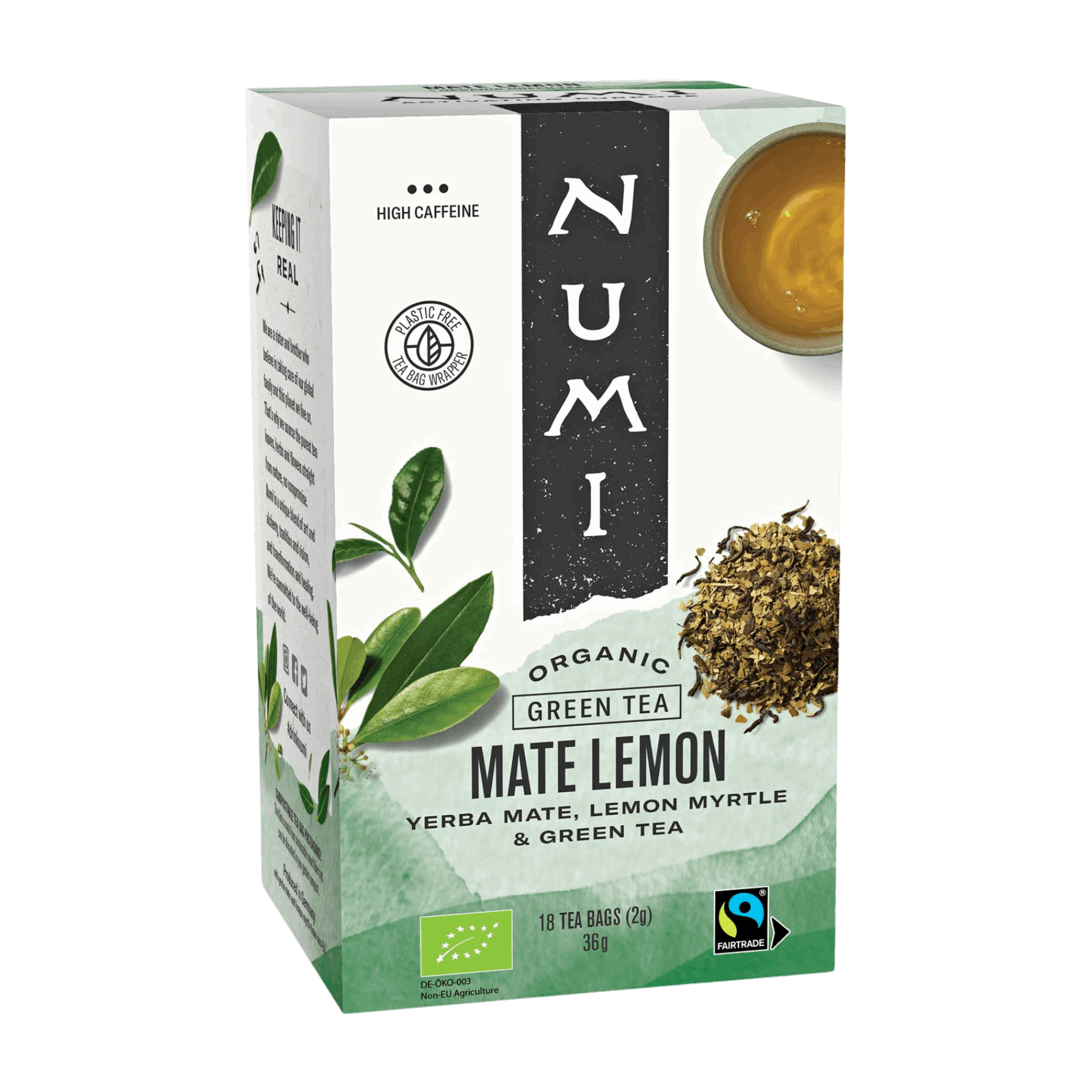 Thé vert Citron & maté bio NUMI