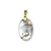 Pendentif en Opale dendritique - Ovale
