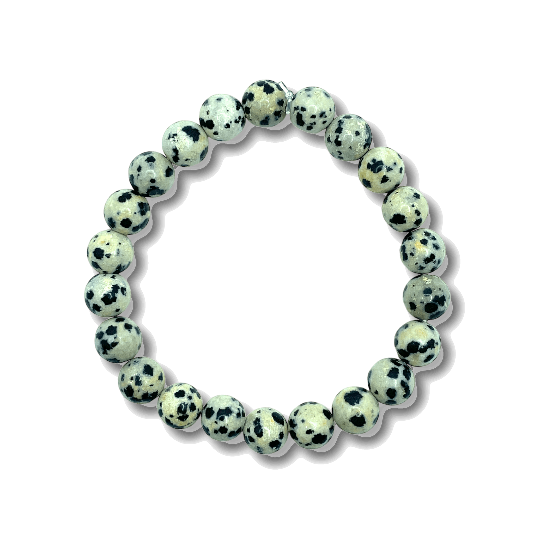 Bracelet en Jaspe dalmatien A