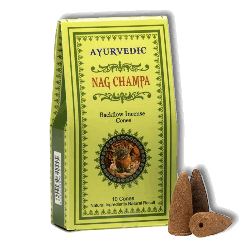 Encens Ayurvedic Nag Champa cônes backflow