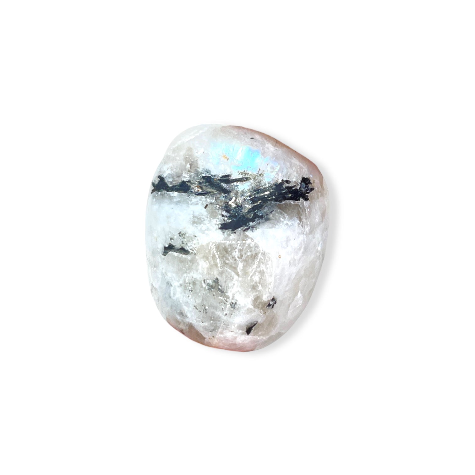 AAA Rainbow Moonstone Tumbled Stone