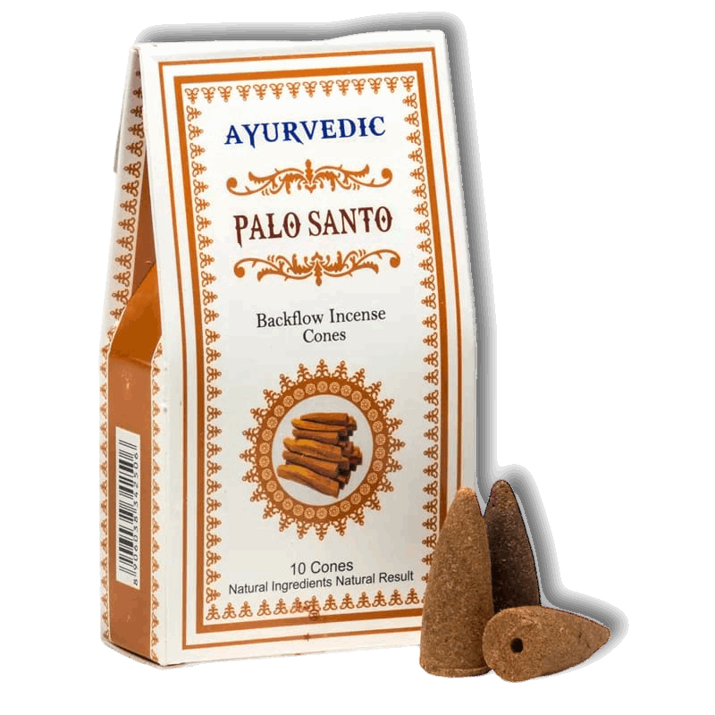 Encens Ayurvedic Palo Santo cônes backflow