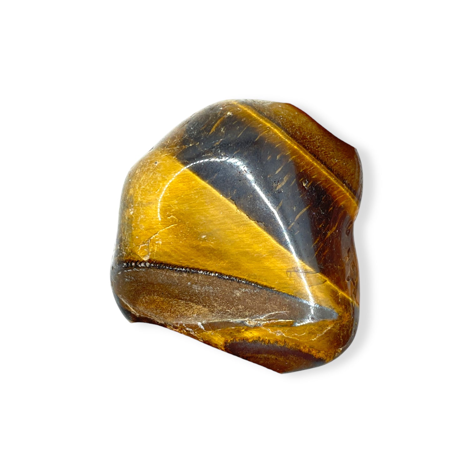 AA Tiger's Eye Tumbled Stone