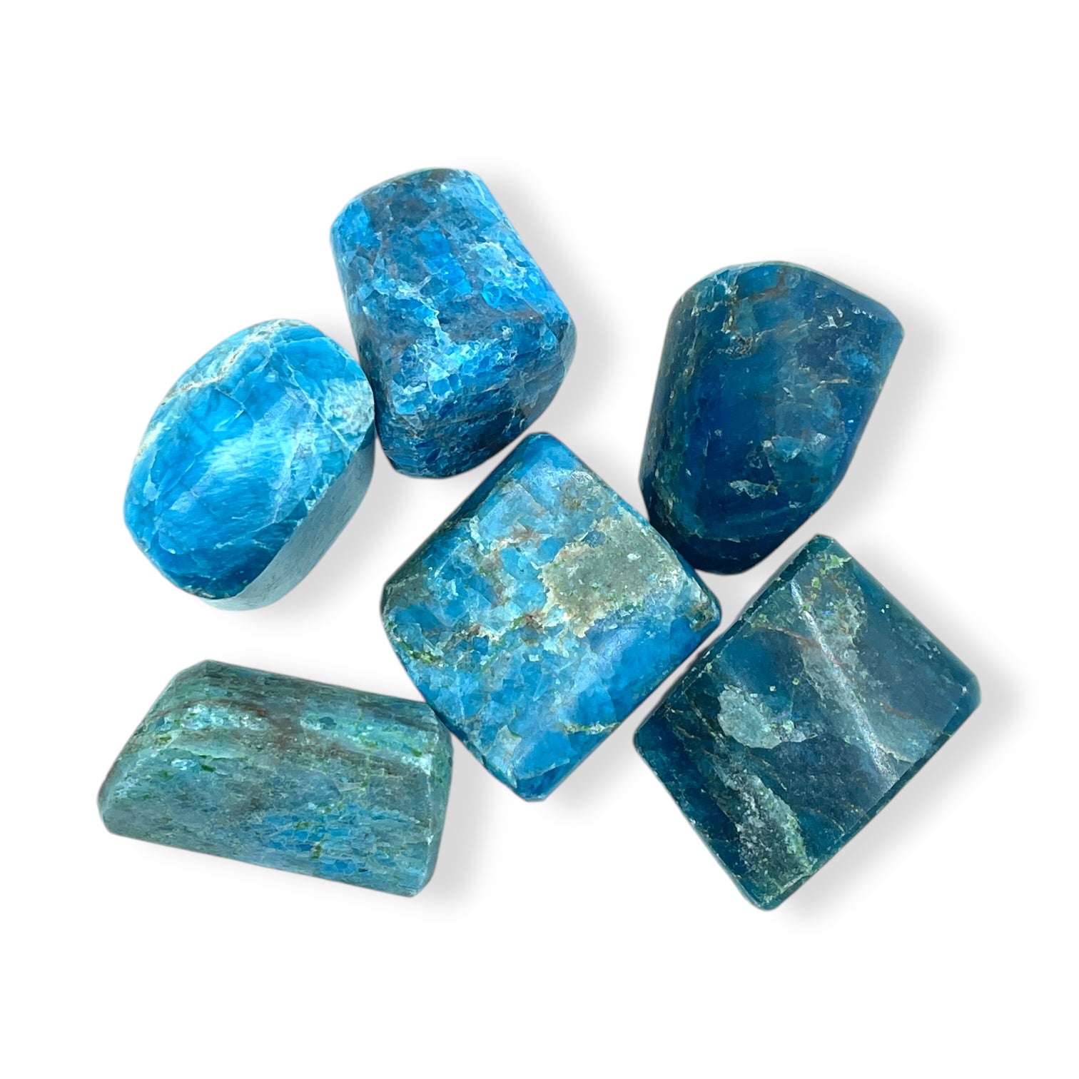 AAA Blue Apatite Tumbled Stone