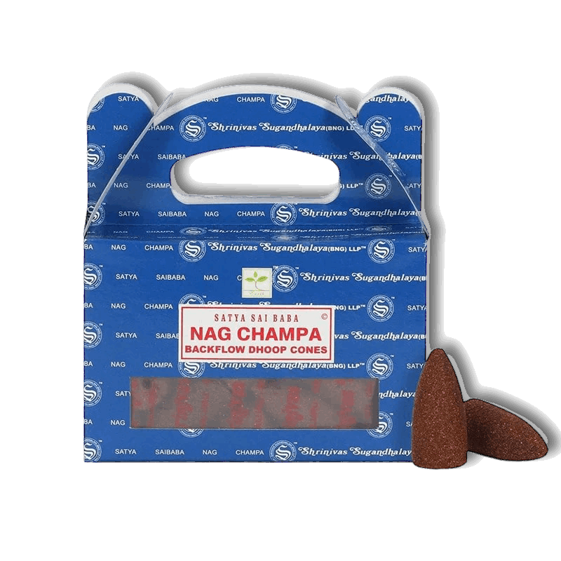 Encens Satya Nag Champa cônes backflow