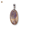 Pendentif en Pierre de lune belomorite - Ovale