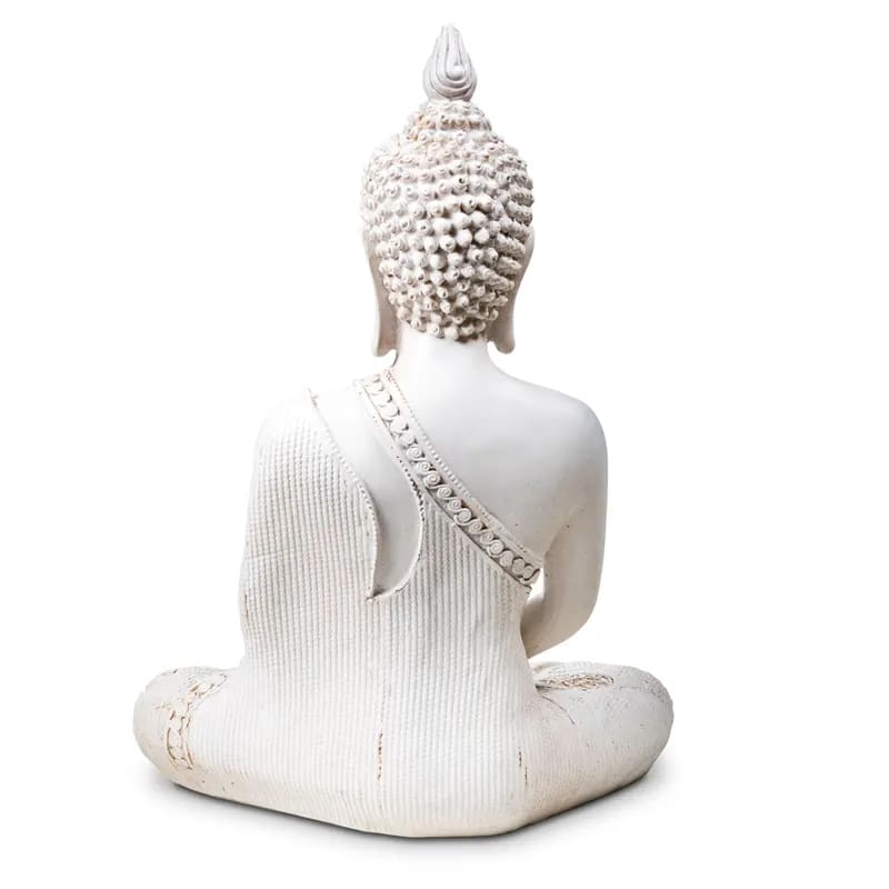 Thai style white Buddha statue