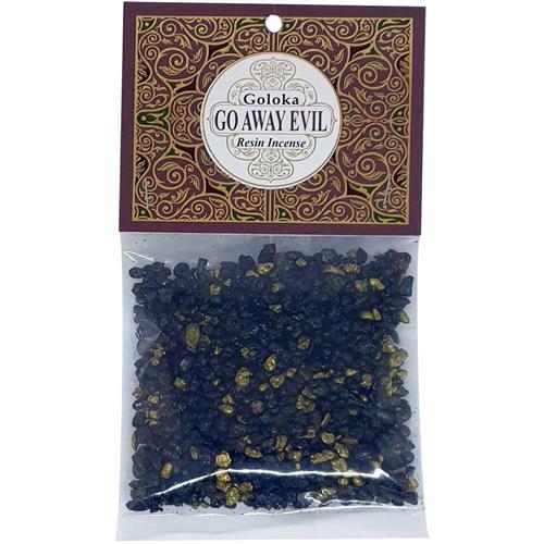 Go Away Evil Goloka resin incense