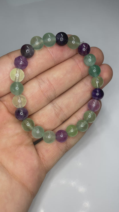 Multicolored Fluorite Bracelet